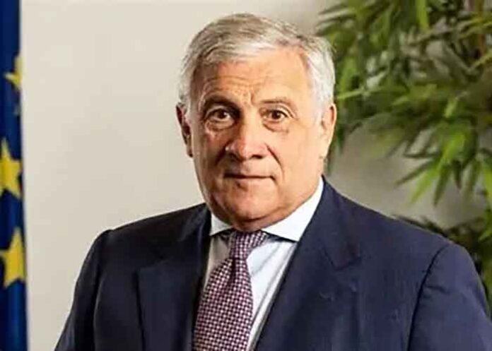 Antonio Tajani Italian Minister