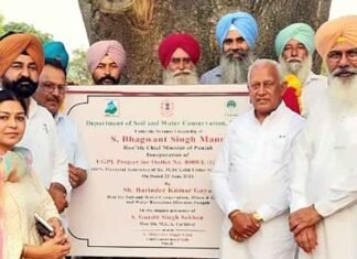 Punjab Minister Barinder Goyal Inaugurates Multi-Crore Bridges And Lined Watercourses in Faridkot Constituency Barinder Goyal irrigation projects