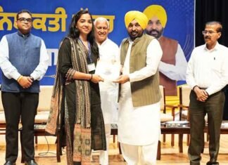 CM Bhagwant Mann Hands Over Appointment Letters to 665 Youth Recruited in PSPCL CM Mann distributes 665 PSPCL job letters