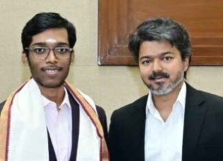 TN CM Vijay plays chess with Praggnanandhaa, awards Rs 50 lakh for Norway Chess triumph