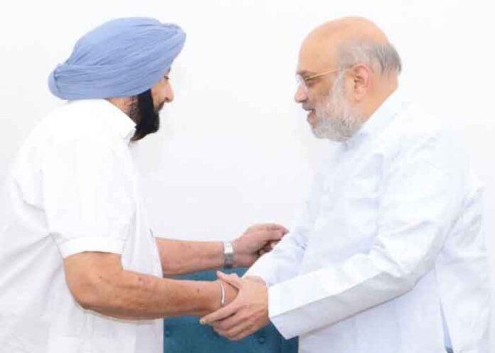 Capt Amarinder Singh met Amit Shah