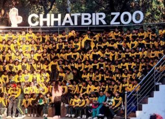 Chhatbir Zoo School Club enrolls 4,850 Schools, Engages over 4.2 Lakh students in four Years Chhatbir Zoo School Club