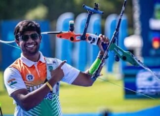 Dhiraj strikes individual gold, completes golden double for India at Archery World Cup