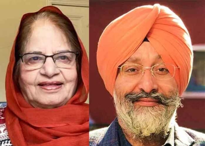 Global Sikh Council President Dr. Kanwaljit Kaur and Secretary Advocate Harjeet Singh Grewal