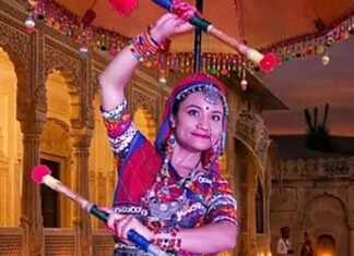Gujarat garba exponent Twisha Vyas