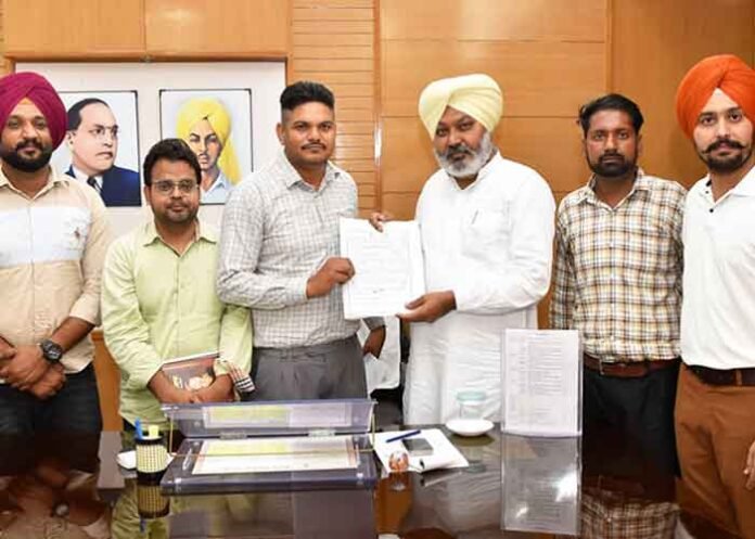 Harpal Cheema with Education Dept unions