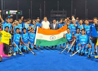 Ashish Tani Purti’s hat-trick powers India to gold in Men’s U-18 Asia Cup India U-18 mens hockey team wins Asia Cup 2026