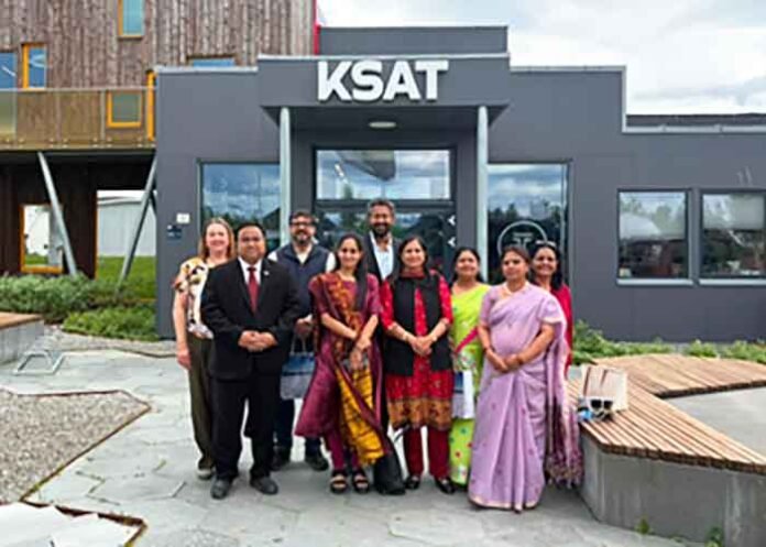 Indian parliamentary delegation visits Norway KSAT