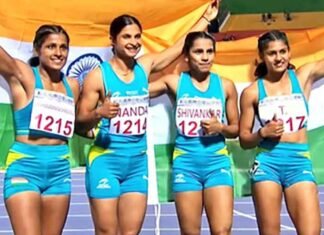 Indian womens 4x100m relay team clinches gold in New Taipei City Athletics Open
