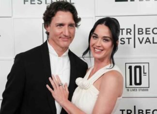 Katy Perry, Justin Trudeau step out together on Tribeca Festival red carpet