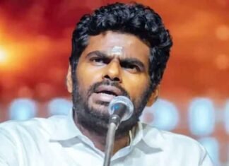 K Annamalai on mic