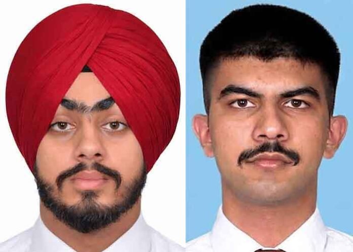MRSAFPI Mohali cadets Sukhraj Singh Heera and Jasnoor Singh
