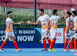 Mens Indian hockey team wins