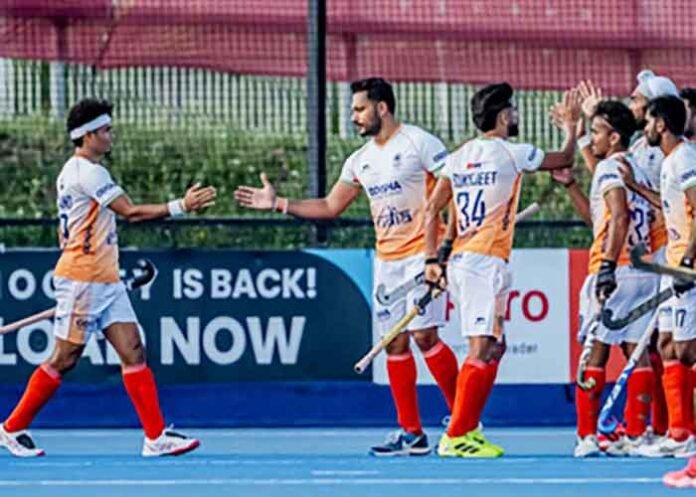 Mens Indian hockey team wins
