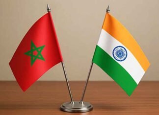 Morocco eyes stronger economic partnership with India Morocco India Flags