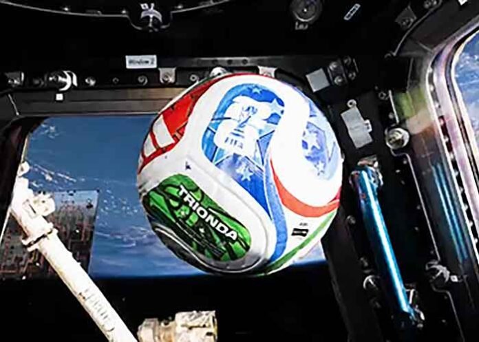 NASA takes 2026 FIFA WC ball Trionda to space