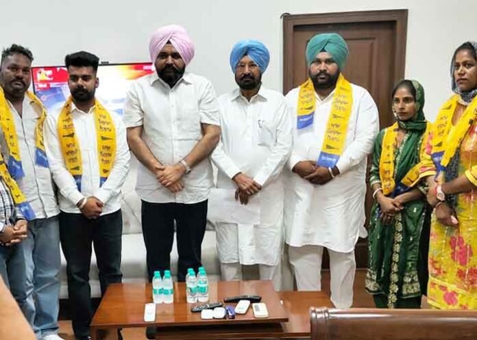 Nine independent councillors from Boha and Bareta municipal councils join AAP