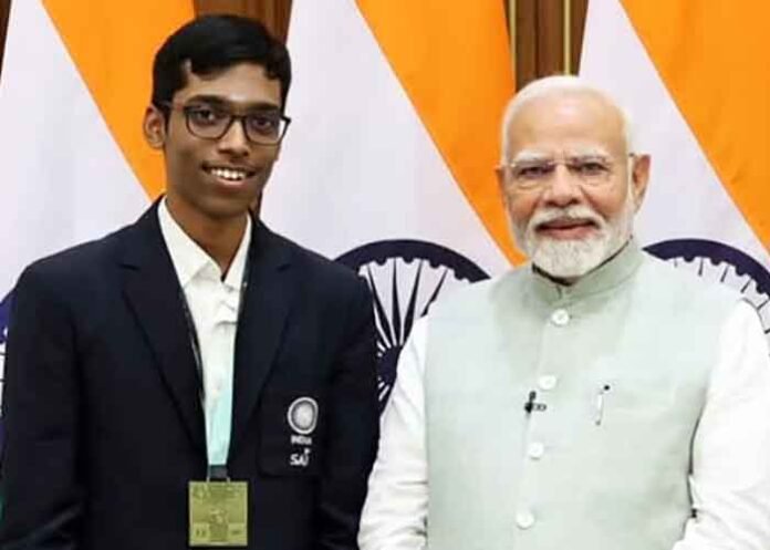 PM Modi R Praggnanandhaa