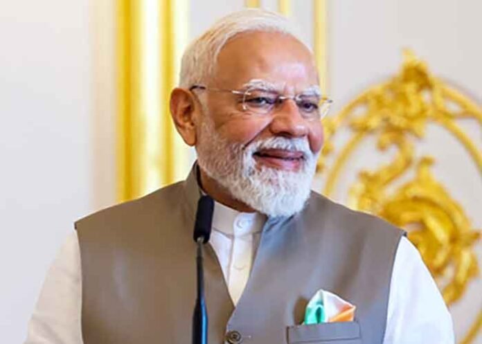 PM Narendra Modi Happy