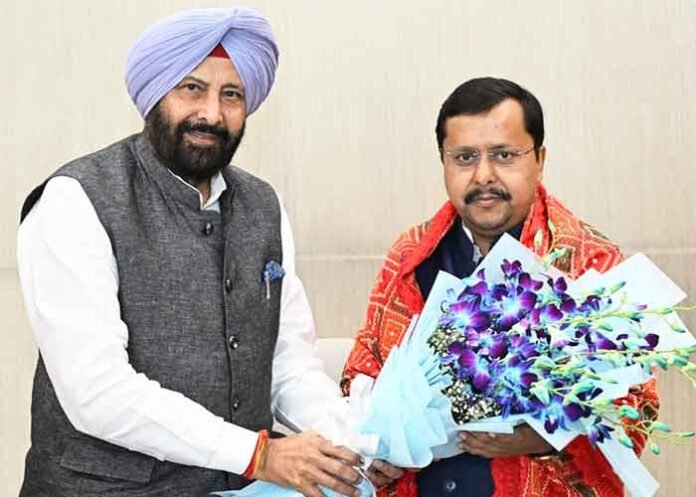 Punjab BJP President Kewal Singh Dhillon met BJP chief Nitin Nabin