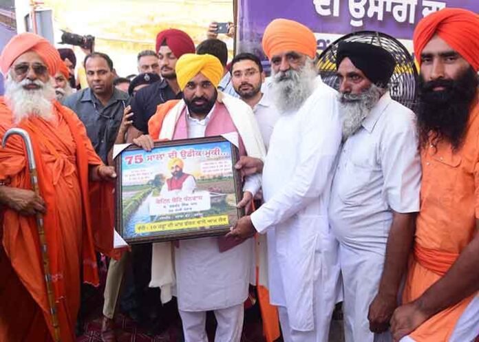 Punjab CM Bhagwant Mann lays foundation
