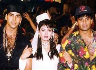 Raveena Tandon relives her ‘Mohra’ days with Akshay Kumar & Suniel Shetty Raveena Tandon Akshay Kumar Suniel Shetty old pic