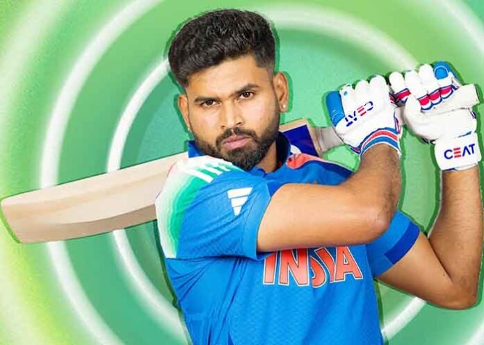 Shreyas Iyer Playing Shot