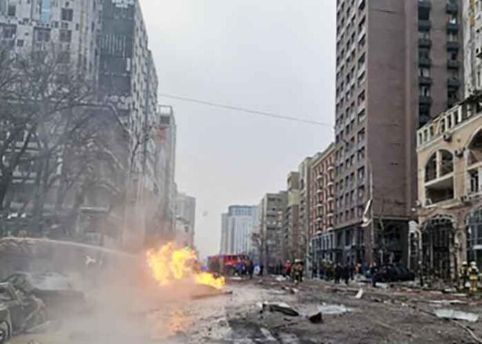 St. Petersburg under massive Ukrainian drone attack