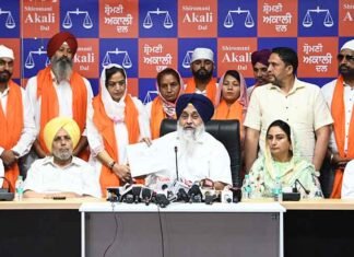 Sukhbir Badal inducts 31 independent councillors into SAD