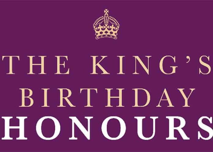 The Kings Birthday Honours