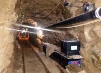 US uncovers Mexico-California drug tunnel, seizes $45 million worth of cocaine
