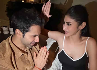 Varun Dhawan takes blessing from his on screen 'Maa' Mouni Roy