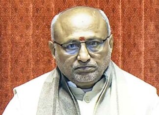 Vice-President CP Radhakrishnan on mic