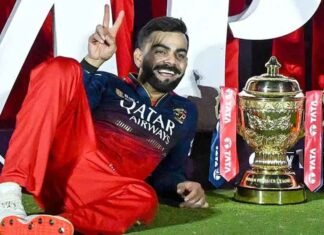IPL 2026: We’re very lucky to have Kohli in the RCB dressing room, says Andy Flower Virat Kohli with RCB trophy