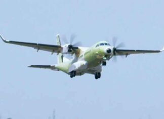 Gujarat CM Patel hails maiden flight of first Made in India C295 aircraft from Vadodara first Made in India C295 aircraft