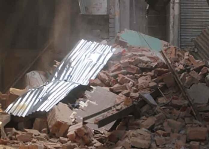 130-year-old clock tower collapses at Kozhikode Railway Station