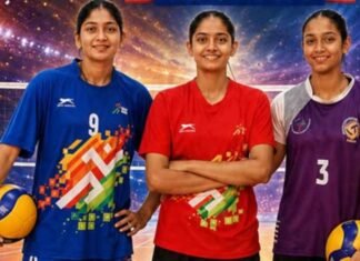 Three Gujarat players named in India U-18 women’s volleyball squad
