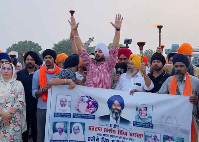 A statewide march in memory of Bhai Jaswant Singh Khalra