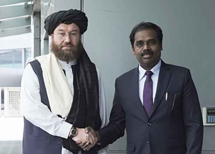 Afghan Minister Ataullah Omari arrives in India