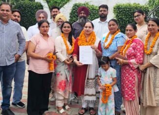 Anuradha Appointed as New District President of Jalandhar (Urban) Mahila Congress Anuradha appointed Jalandhar Urban Mahila Congress President