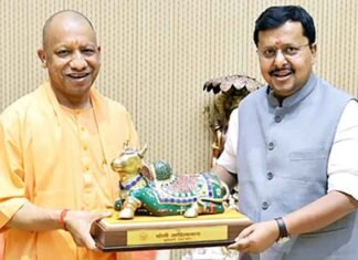 BJP Chief Nitin Nabin meets CM Yogi in Lucknow, to address booth workers today BJP Chief Nitin Nabin meets CM Yogi