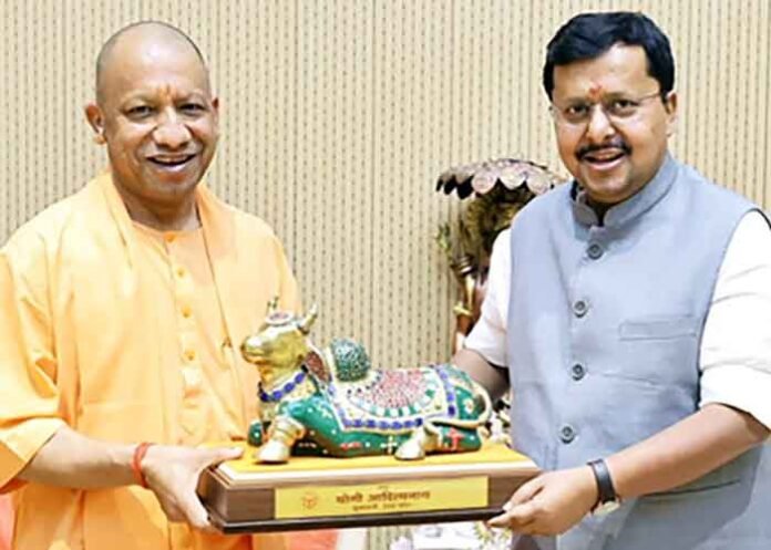 BJP Chief Nitin Nabin meets CM Yogi