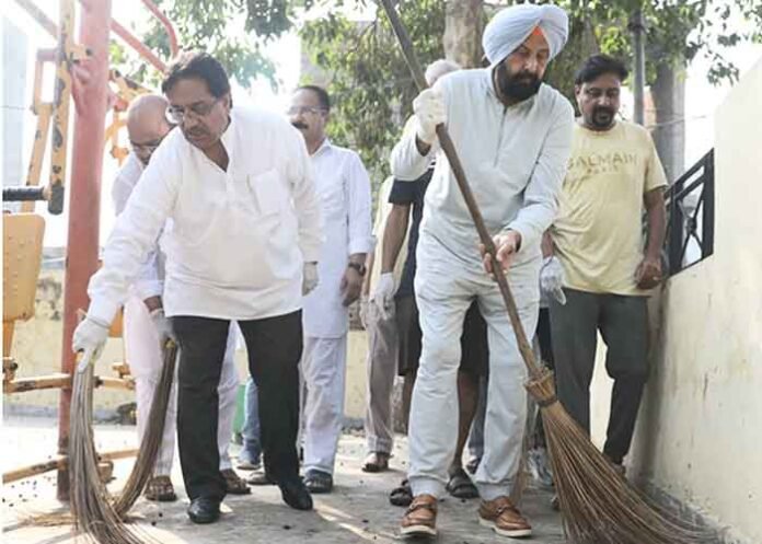 BJP launched a statewide cleanliness drive