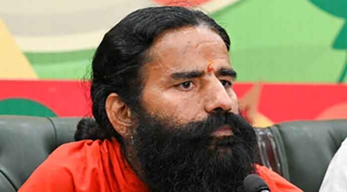Ramdev’s ‘Hindu Rashtra’ comment stirs row: Clerics miffed, Congress accuses him of ‘sowing divisions’ Baba Ramdev on mic