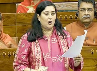 Bansuri Swaraj in Parliament