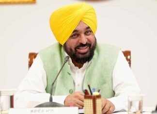 CM Bhagwant Mann-led Cabinet Enhances Benefits for Landowners During Land Acquisition Bhagwant Mann react in Cabinet Meeting