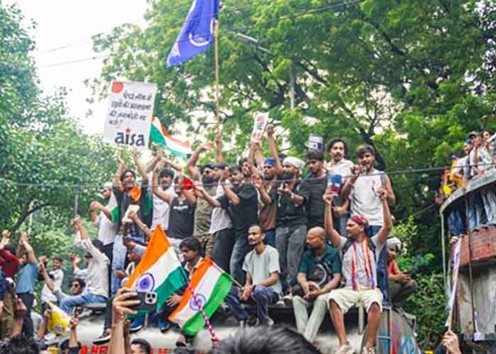 CJP protest Jantar Mantar protest Cockroach Janta Party