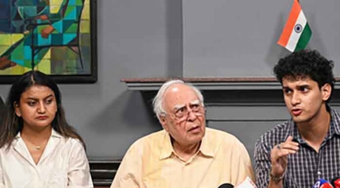 CJP spokesperson Saurav Das and Kapil Sibal