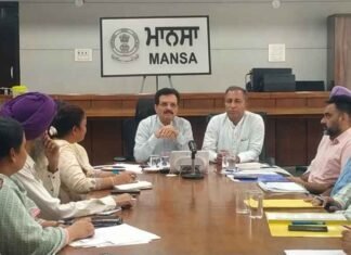Chairman Bal Mukand Sharma Reviews Ration Depots, Anganwadi Centres And Mid-day Meal Implementation In Mansa