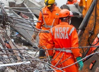 Chandigarh: Five rescued, two feared trapped in building collapse Chandigarh building collapses